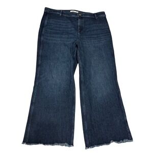 Vineyard‎ Vines Jeans Womens 33 waist Mariner wide leg trouser dark wash